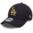 Cappello New Era Los Angeles Dodgers 9Forty Metallic Logo Nero