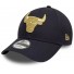Cappello New Era Chicago Bulls 9Forty Metallic Logo Nero