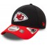 Cappello New Era Kansas City Chiefs 9Forty Stretch Snap Nero e Rosso