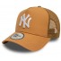 Trucker New Era New York Yankees Beige Scuro