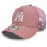 Trucker New Era New York Yankees Rosa Scuro
