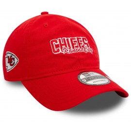 Cappello New Era 9Twenty Kansas City Chiefs Script Rosso