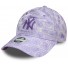 Cappello New Era 9Twenty Yankees Donna Floral Viola Chiaro