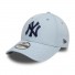 Cappello New Era 9Forty Yankees Bambino Metallic Blu Pastello