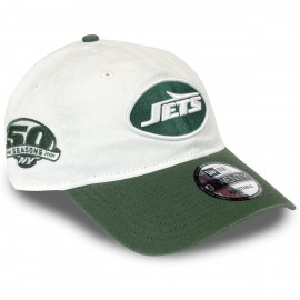 Cappello 9Twenty - New York Jets - 50 stagioni - White and Green - New Era