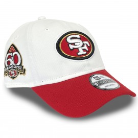 Cappello 9Twenty - San Francisco 49ers - 60 stagioni - White and Red - New Era