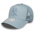 9Forty A-Frame Trucker - New York Yankees - Blu Pastello - Donna