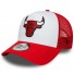 9Forty A-Frame Trucker - Chicago Bulls - Rosso