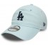 Cappellino 9Twenty - New Era - Los Angeles Dodgers - Lino - Blu Pastello
