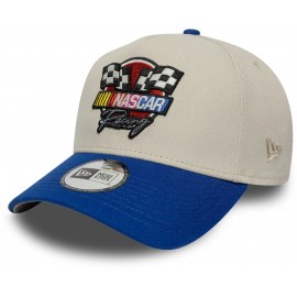 New Era 9Forty E-Frame - NASCAR Flag - Grigio e Blu