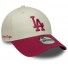 Cappellino New Era 9Forty - Los Angeles Dodgers - Side Script - Crema