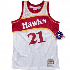 Maglia NBA di platino - Dominique Wilkins - Atlanta Hawks