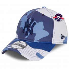 9Forty - New York Yankees - Pacchetto Camo blu e grigio