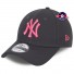 9Forty - New York Yankees - Pacchetto Neon - grigio e rosa