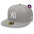 New Era Berretto -New York Yankees - 59Fifty - Grigio erica