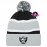Las Vegas Raiders Berretto a righe grigio - New Era