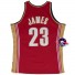 Cleveland Cavaliers Maglia - LeBron James - - Rosso