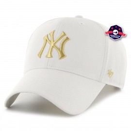 Cappuccio 47' - New York Yankees - Bianco metallizzato a scatto