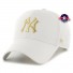 Cappuccio 47' - New York Yankees - Bianco metallizzato a scatto