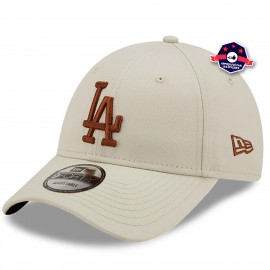 9Forty - Los Angeles Dodgers League Essential - bianco avorio