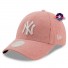 New Era Cappuccio -New York Yankees - Velluto rosa - 9Forty
