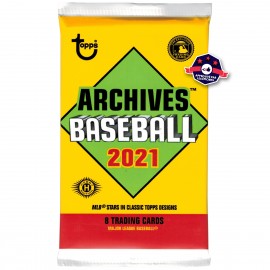 Pacchetto carte collezionabili MLB - 2021 Topps Archive Hobby Box - 8 carte