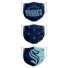 Set di 3 maschere in tessuto - Seattle Kraken