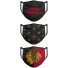 Set di 3 maschere in tessuto - Chicago Blackhawks