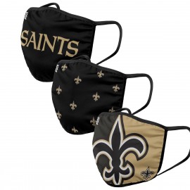 New Orleans Saints Maschere in tessuto - Set di 3