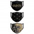 New Orleans Saints Maschere in tessuto - Set di 3