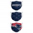 New England Patriots Maschere in tessuto - Set di 3