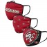 San Francisco 49ers Maschere in tessuto - Set di 3