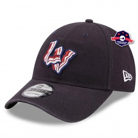 9Forty Cappellino - LeHigh Valley Iron Pigs - Navy - - New Era