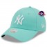 New Era Berretto -New York Yankees - Turchese - Donna - 9Forty