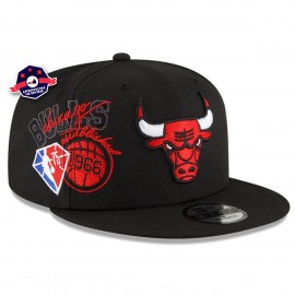 9Fifty Chicago Bulls Back Half Cappuccio - - - Nero