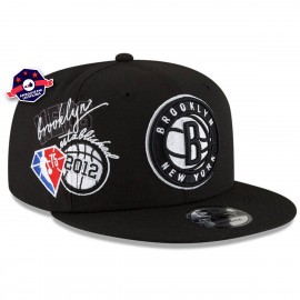 9Fifty Brooklyn Nets Back Half Cappuccio - - - Nero