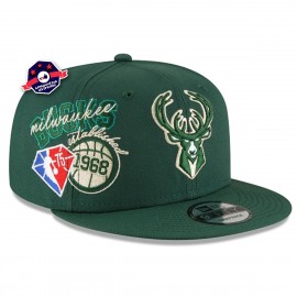 9Fifty Milwaukee Bucks Back Half Cappuccio - - - Verde