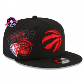 9Fifty Toronto Raptors Back Half Cappuccio - - - Nero