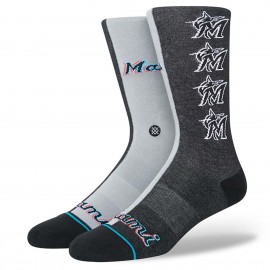 Miami Marlins Split Crew Calzini - - - Stance