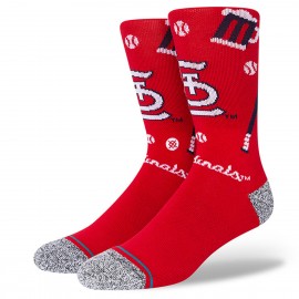 Landmark Calzini - Saint Louis Cardinals - Rosso - Stance