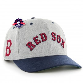 Boston Red Sox Midfield Cap '47 - - Vintage Fly Out - Grigio