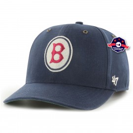 Boston Red Sox Midfield Cap '47 - - Vintage Back Track - Navy