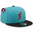 9Fifty Miami Marlins Cappello - - Squadra Arco