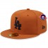 New Era Los Angeles Dodgers 59Fifty Cappuccio - - - Marrone caramello