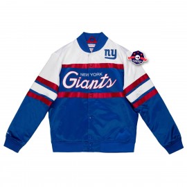 Giacca di raso - New York Giants - Scrittura speciale - Mitchell and Ness