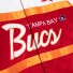 Tampa Bay Buccaneers Giacca di raso - - Scrittura speciale - Mitchell and Ness