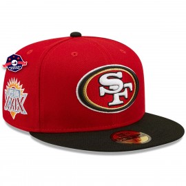 San Francisco 49ers Cappello 59FIFTY - - Toppa laterale Superbowl