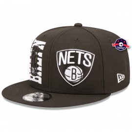 9Fifty Brooklyn Nets Draft Cappuccio - - Nero CW - 2022
