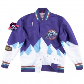 Utah Jazz Giacca da riscaldamento - - Stagione NBA 1997/98 - Mitchell & Ness