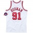 Chicago Bulls Maglia NBA - Dennis Rodman - - Bianco
